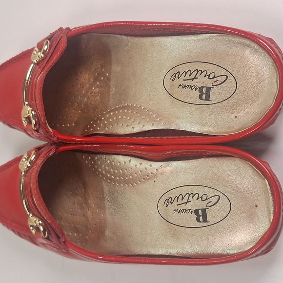 Brown's Couture Patent Leather Horse Bit Mules Size 8 - Picture 10 of 11